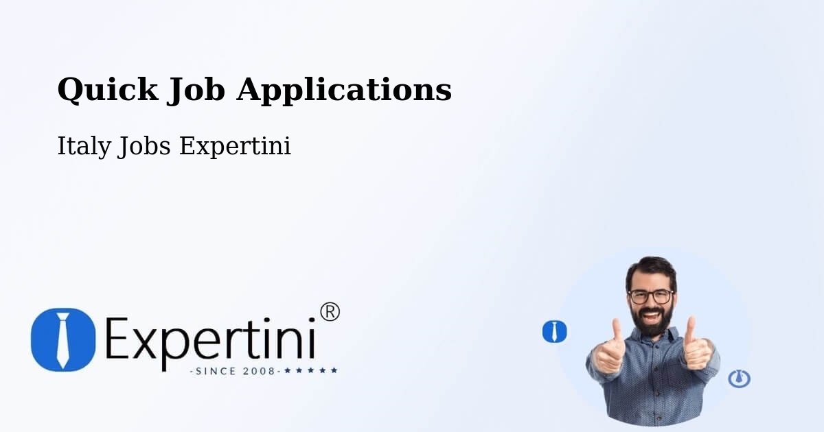 Quick Apply Feature – Signa - Italy Jobs Expertini